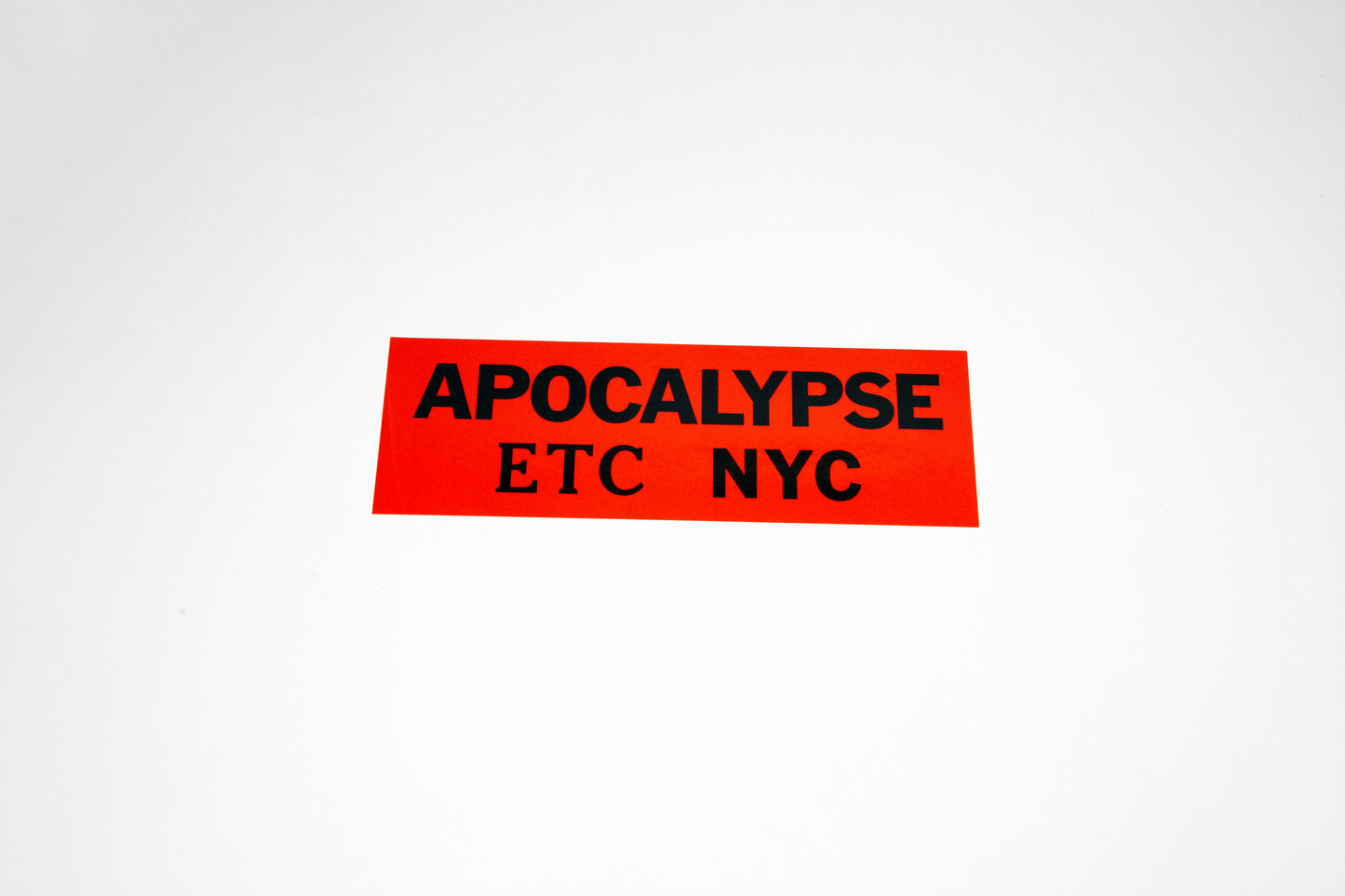 APOCALYPSE ETC NYC Sticker