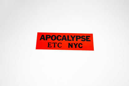 APOCALYPSE ETC NYC Sticker